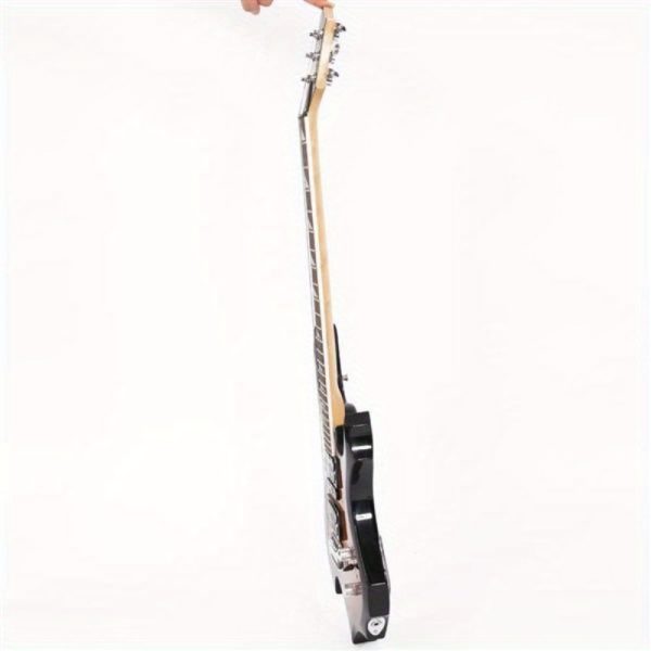 glarry flame shaped electric guitar with 20w electric guitar sound hsh pickup novice guitar audio bag strap picks shake cable wrench tool sunset color
