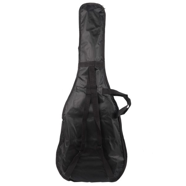 black & dark blue lightning style electric guitar ideal for beginners and enthusiasts includes power cord, strap, bag, plectrums & tremolo arm