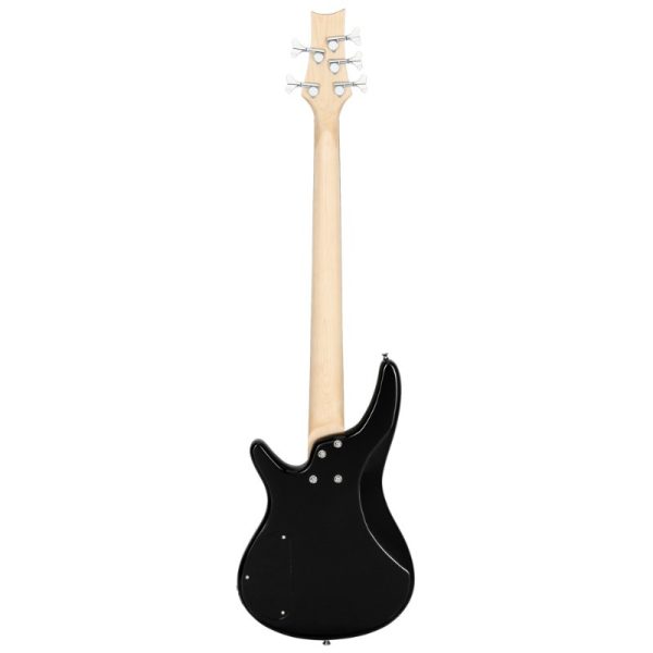 gib 5 string full size electric bass guitar ss pickups and amp kit for the experienced player sunset color