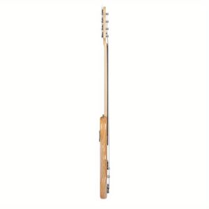 professional full size electric bass guitar 4 string electric bass guitar with adjustable bridge system, recycled wood body & neck for pro players ideal for jazz, rock, metal, studio & live performances, music recording, sleek design, durable construction, fretless design, rock musicians