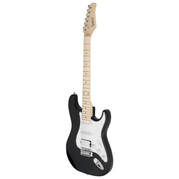 [do not sell on] glarry gst stylish s s h pickup electric guitar kit with 20w amp bag guitar strap black