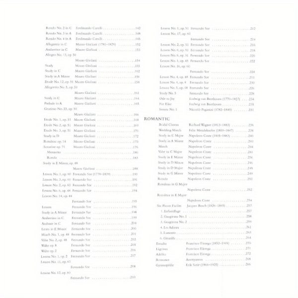 library of easy classical guitar solos
