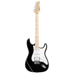 [do not sell on] glarry gst stylish s s h pickup electric guitar kit with 20w amp bag guitar strap black