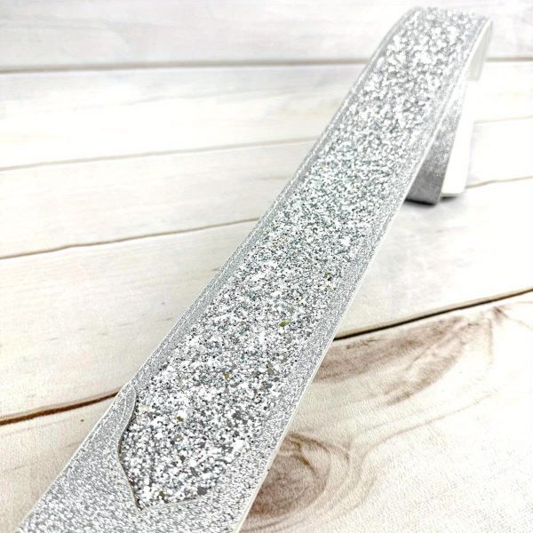 amp; wwgl108 aria glow silvery super sparkle glitter bomb padded guitar strap white glove leather back for acoustic, electric, and bass guitars