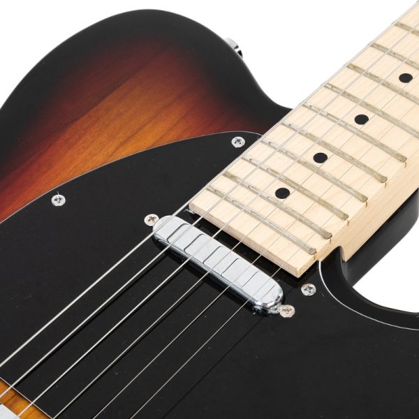 gtl maple fingerboard electric guitar bag strap plectrum connecting wire spanner tool sunset color