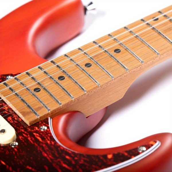 electric body guitar moderngst for beginners (coma red)