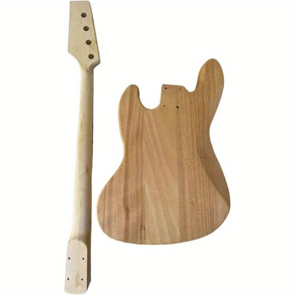 bass guitarr kit jb bass style beginner kits 4 string right handed with maple neck rosewood finger chrome hardware build your own bass guitarr.