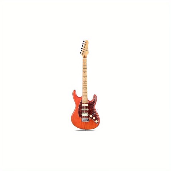 electric body guitar moderngst for beginners (coma red)
