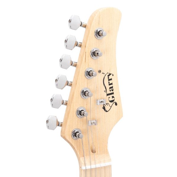 gtl maple fingerboard electric guitar bag strap plectrum connecting wire spanner tool sunset color