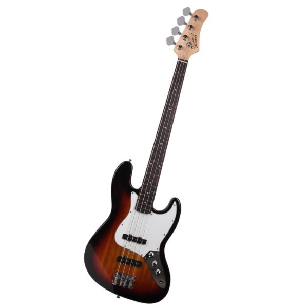 electric gjazz bass guitar cord wrench tool ergonomic design for adjusting & changing strings, durable sunset color, professional music instrument accessory