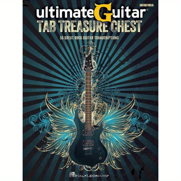 ultimate guitar tab treasure chest 50 classic rock guitar songs note for note transcriptions with tablature learn iconic riffs and solos hal leonard sheet music for electric guitar players