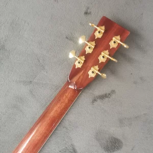 om42 40 inch all solid all solid wood series acoustic acoustic guitar with yellow gloss finish
