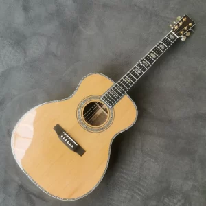 40 inch om45 series solid wood profile full abalone inlaid acoustic acoustic guitar