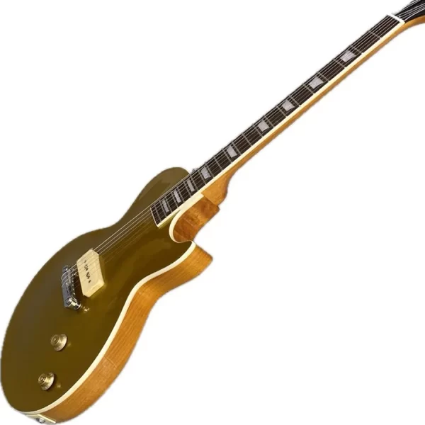free delivery electric guitar large gold face rose wood fingerboard silver particle decoration suitable for beginners