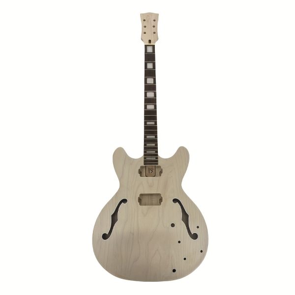 electric guitar kit semi hollow body 22 fret neck for es 335 style with hardware