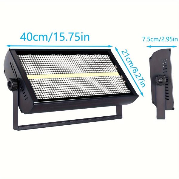stage lighting led 8+8 rgb strobe flashing light racing car wash flash frame selective lamp background dyeing lights
