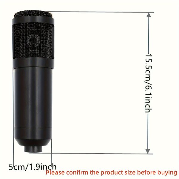 podcast equipment bundle, wired microphone, audio interface with dj mixer sound mixer microphone perfect recording for pc/laptop/smartphone