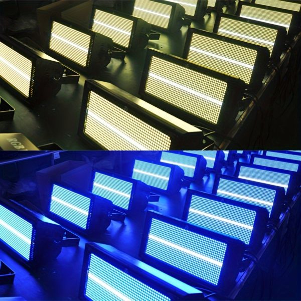 stage lighting led 8+8 rgb strobe flashing light racing car wash flash frame selective lamp background dyeing lights
