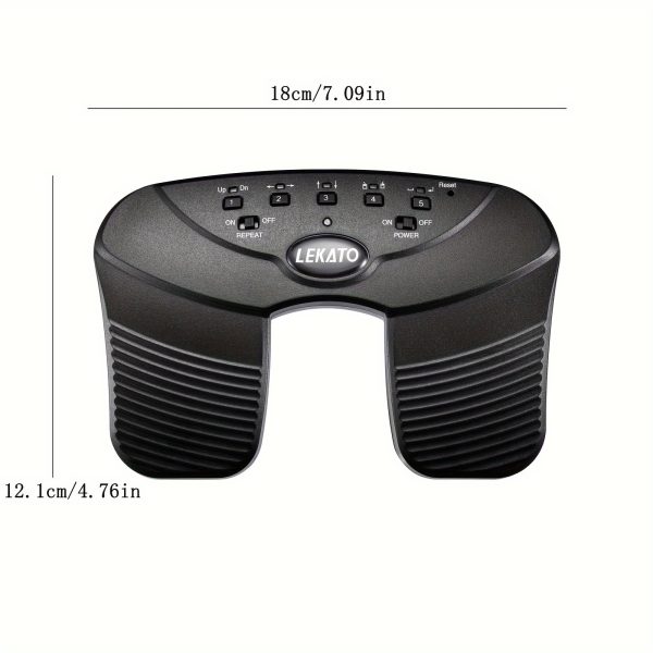 lekato wireless page turner pedal, page turner pedal rechargeable foot pedal page turner silent music page turner wireless page turner pedal for tablets phones app controller