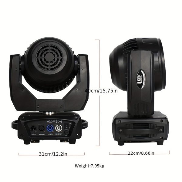 led 19x15w rgbw beam+wash zoom moving head light dmx 16/24 ch dj disco party church tv studio stage effect equipment