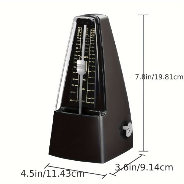 premium mechanical metronome for piano, guitar, violin & drums essential musical instrument accessory, metronome for guitar, drums, suitable