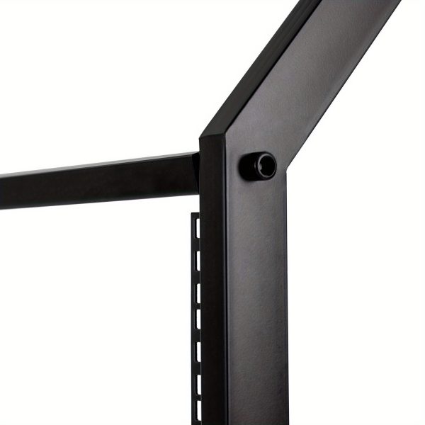 heavy duty 12u dj mixer stand with lockable wheels adjustable height dj studio rack, sturdy iron construction, space saving design for dj controllers, audio mixers, effects processors professional stage & home studio use black, compact setup, durable build, equipment cart, live performers
