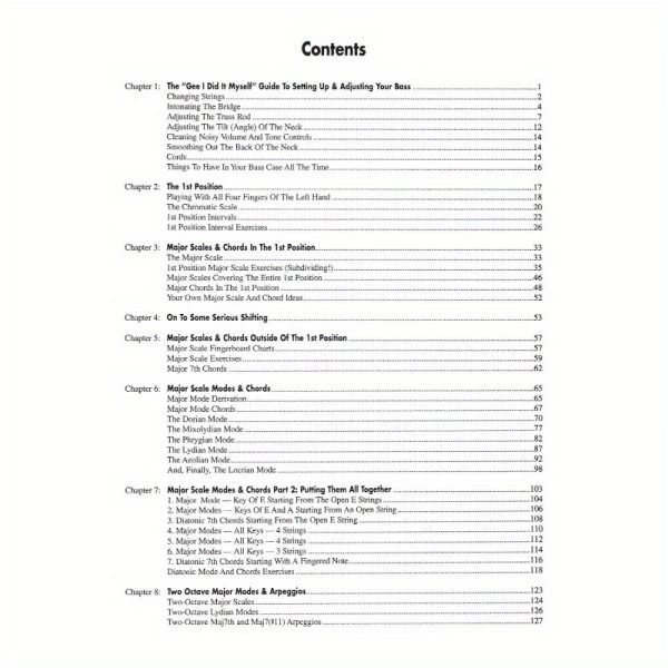 serious electric bass: the bass player39; s complete guide to scales and chords contemporary bass series