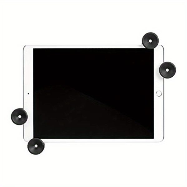 basics adjustable tablet for ipad mic stand holder for music performance black, secure clamp with multiple mounting options, durable construction for stability, music performance accessory | sleek metallic finish | secure clamp design, tablet holder for ipad