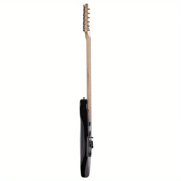 st electric guitar with black pickguard stylish modern design, white & red options, durable & easy clean, perfect for classical or nylon string music, guitar accessories, nylonstring guitar, sleek guitar design, smooth finish