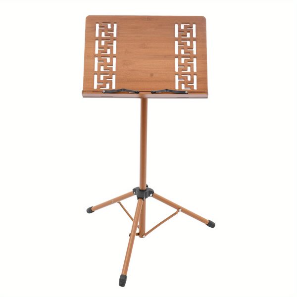 stylish music stand professional grade sheet music stand portable wooden music stand, 70 180cm/27. 56 70. 87in adjustable for musicians, versatile music stand for any occasion