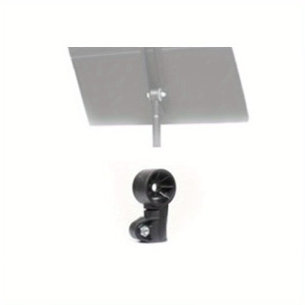 manhasset 74 music stand neck assembly adjustable height & angle, ergonomic design with secure clamp, durable black finish for piano, keyboard, guitar, studio & home use, sheet music holder, sleek metallic finish, sturdy construction