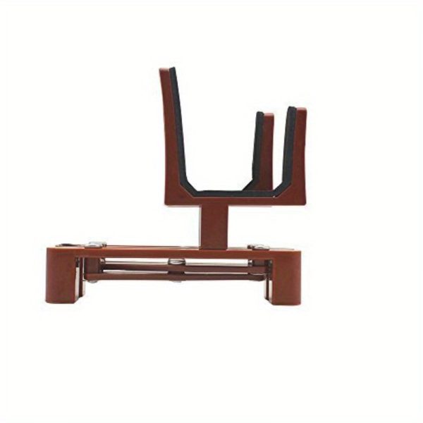 likeit musical instrument stand with bow holder for violin portable, adjustable & foldable, violin accessories