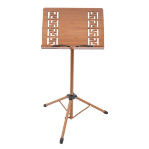 music stand, professional music stand, portable music stand, it is made of premium bamboo boards, durable but lightweight.