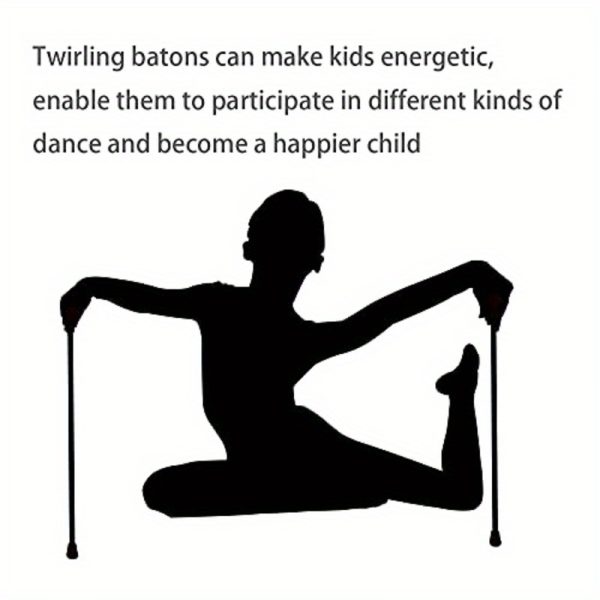 21 inch twirling baton for kids metal marching & spinning dance baton with purple handles, durable gymnastics & parade stick for majorette performances, baton twirling accessories, performance equipment, sleek metallic finish, sturdy construction