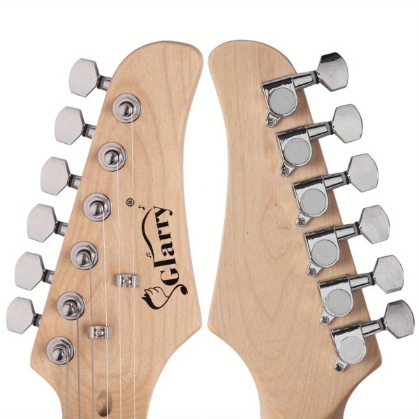gst stylish electric guitar kit with black pickguard black