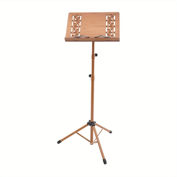 sheet music stand & desktop book stand, rotatable music book holder stand, wooden portable sheet music table stand height adjustable from 27.5 70.8in with book stand support and foldable tripod
