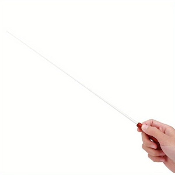 professional concert baton with rosewood handle heavy duty frp shaft & non slip grip, lightweight musical director baton for orchestra, choir, band ideal for conductors, teachers, students warranty included, choir performance tool, sleek design, durable construction, conducting tool, music teachers