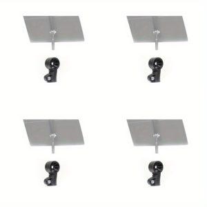 manhasset 74 music stand neck assembly adjustable height & angle, ergonomic design with secure clamp, durable black finish for piano, keyboard, guitar, studio & home use, sheet music holder, sleek metallic finish, sturdy construction